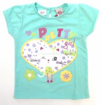 Remera Manga Corta Estampada Pretty Brillo