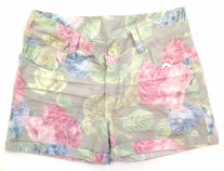 Short Gabardina Estampado Floreado