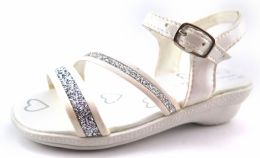 Sandalias con Glitter en Tiras - Con Hebilla 