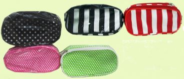 Cartuchera de Tela 3 Cierres Tipo portacosmeticos - Augraf Portautiles