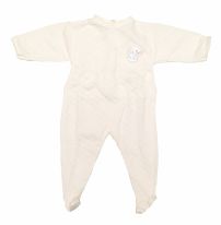 Enterito Matelase Pierna Larga con Pie / Mangas Largas