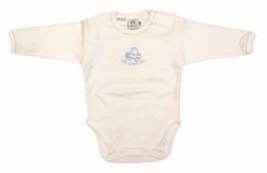 Body Manga Larga Con Bordado 