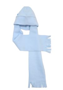 Gorro + Bufanda de Polar Con flecos en La Punta 