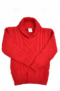 Pullover Tejido Con Cuello Smocking