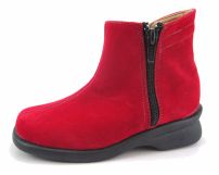 Media Bota Gamuza con 2 cierres