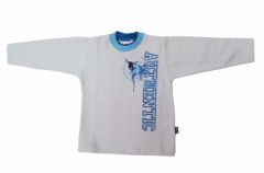 Buzo de Algodon Frizado Estampado Skate