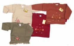 Sweater / Pullover Tejido Bordado de Flores