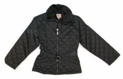 Tapado / Campera Matelasse con Cinturon - Con Cierre