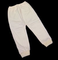 Medio Osito pantalon de bebe con puño sin pie de algodon