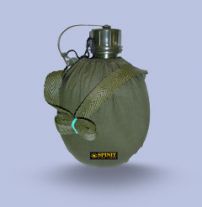 Cantimplora de 1 Litro Con Funda Con Tira Para Colgar