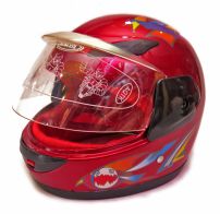 Casco de Proteccion Tipo Moto con Visor 