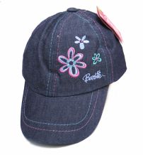 Gorro Cap Jean Barbie - Flores Bordadas