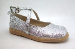 Balerina Con Pulsera Cruzada y Hebilla 