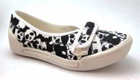 Zapatillas Calavera Lona - Velcro