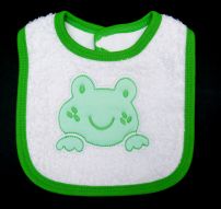 Baberos de Toalla con Aplique Bordado