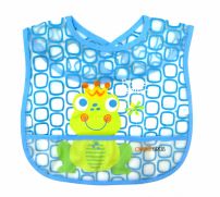 Babero Vinilico PEVA  abrocha con Abrojo Estampado No contiene PVC