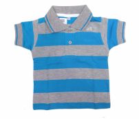 Chomba Manga Corta Rayada Bebe