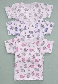 Batita estampada manga corta