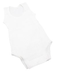 Body Sin Mangas Musculosa Liso de Hilo Macrame 