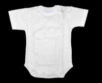 Body Manga Corta Desagujado Liso