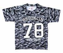 Remera Manga Corta Safari Camuflado Varon " Brooklin 88 "