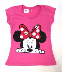 Remera Manga Corta Estampada de Minnie