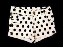 Short de Gabardina Elastizado Con Lunares