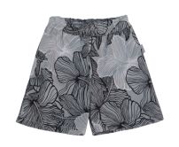 Short De Baño Microfibra Con Cintura Elastizada