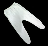 Medio osito con Pie - LISO BLANCO