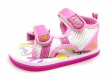 Sandalia 2 Velcros de Goma y Macrame de Barbie