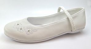 Balerina Con Elastico Bordada y Con Tachas