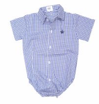 Body Camisa Manga Corta Estampado Cuadrille - Raya