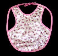 Babero de Plastico Con Mangas Estampado