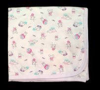 Manta Mantita de Algodon Doble Estampada