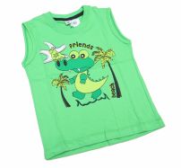 Remera Musculosa Estampada Cocodrilo