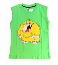 Remera sin manga estampada varon 