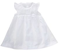 Vestido Sin Mangas de Broderie Con aplique de Flor