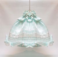 Lampara de Techo - Verde - con Volados