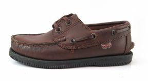 Zapato Nautico Colegial Con Cordon 