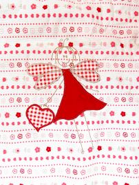 Acolchado C/ Chichonera Cuna Pique Reversible Bordado