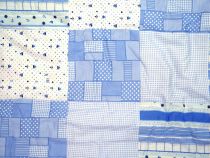 Acolchado Con Chichonera de Cuna - Patchwork 