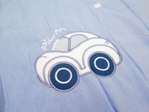 Acolchado Con Chichonera - Cuna Charriot - Con Auto Bordado