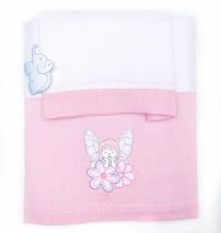 Juego de Sabanas Cuna Bordado - Linea Gabardina - Set 3 Piezas - 1,55 x 0,90 m.