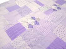 Acolchado Una Plaza Patchwork Con Hada Bordada