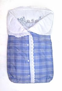 Portaenfant Sin Capucha Escoces Con Broderie