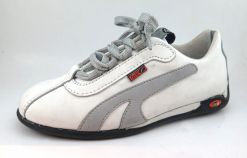 Zapatilla Cuero Con Cordon