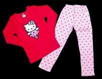 Pijama Nena Invierno Remera Manga Larga y Pantalon de Hello Kitty