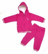 Conjunto de Campera Con Capucha y Pantalon de Jogging Con Puño