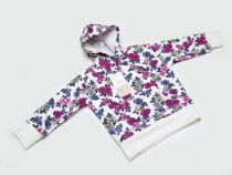 Buzo Frizado Estampado Con Capucha 