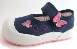 Guillermina Lona Bordada Mariposa Velcro 